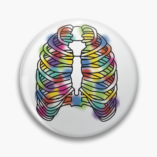 Item preview, Rainbow ribs  . Skeleton. Medical illustration  designed and sold by Drevych-shop.