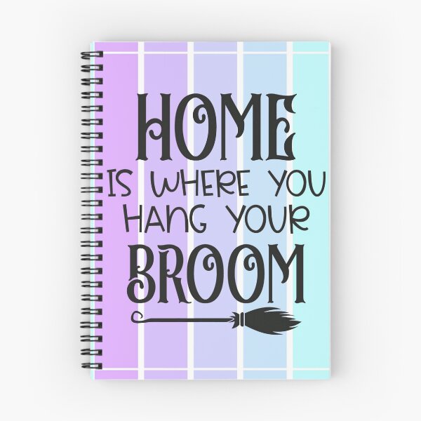 Item preview, Home is where you hang your broom designed and sold by Disentangled.