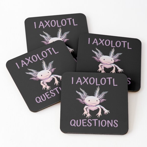 Item preview, Funny Cute Axolotle Questions designed and sold by DadJokeDescript.