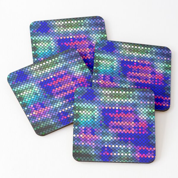 Item preview, Square Scale Colorful Pattern designed and sold by risingrocket.
