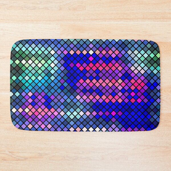 Item preview, Square Scale Colorful Pattern designed and sold by risingrocket.