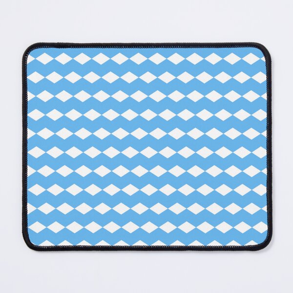 Item preview, White diamonds on cornflower blue background pattern designed and sold by Diane Hunter Art.