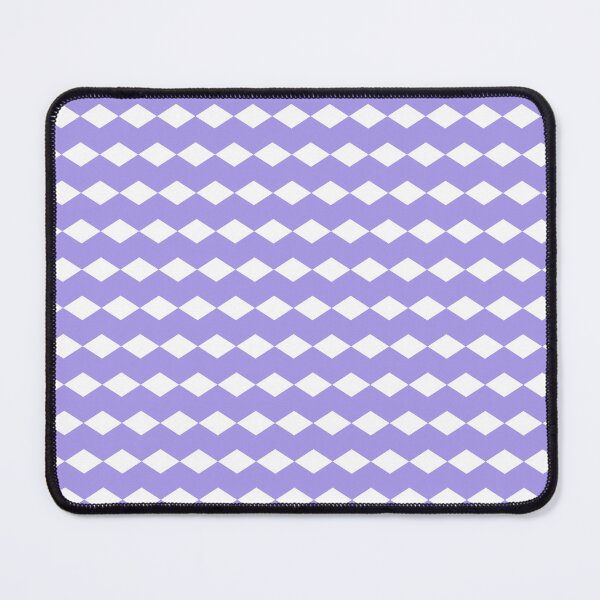 Item preview, White diamond and lilac pattern designed and sold by Diane Hunter Art.