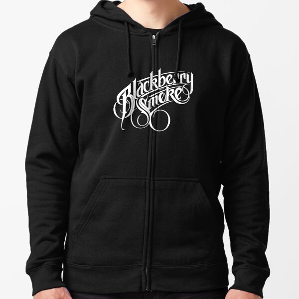Vintage Blackberry Smoke Day Gifts Zipped Hoodie