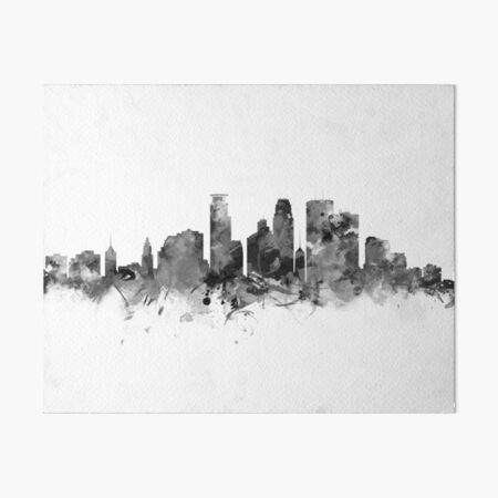 Artikel-Vorschau von Skyline von Minneapolis, designt und verkauft von MonnPrint.