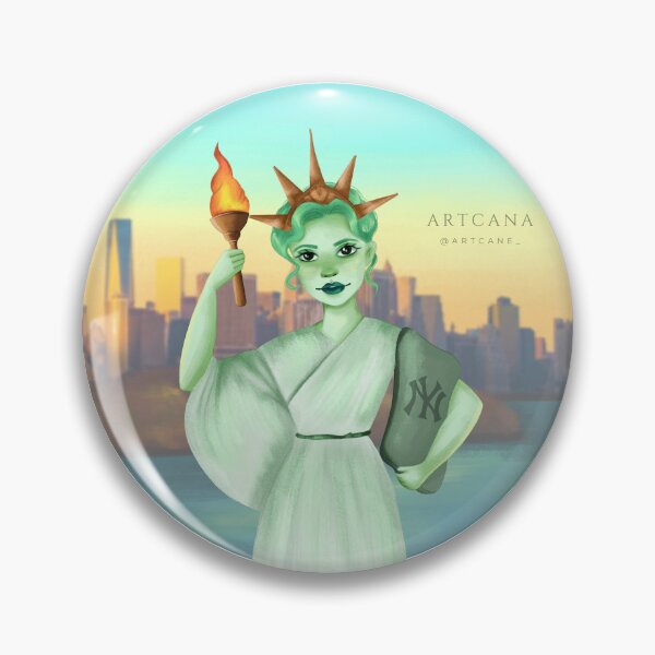 Item preview, Liberty Statue’s illustration (New York, USA) designed and sold by artcan3.