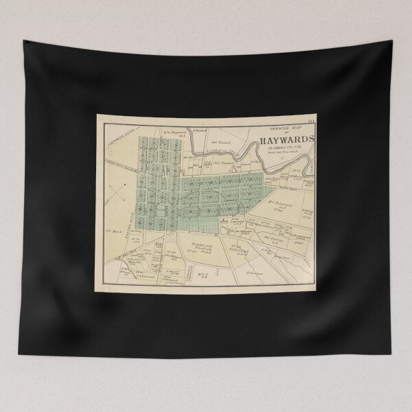 Item preview, Vintage Hayward CA Map (1878) Classic  designed and sold by keatnybolho.