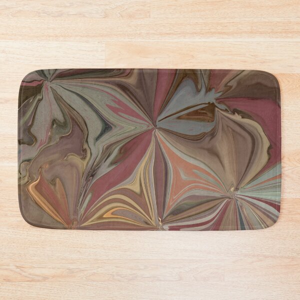 Item preview, Rose pink and cream vintage style floral abstract designed and sold by Diane Hunter Art.