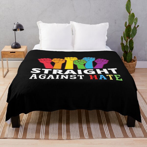 Item preview, Straight Against Hate (Pride LGBTQ Gift) designed and sold by i-longmanshop.