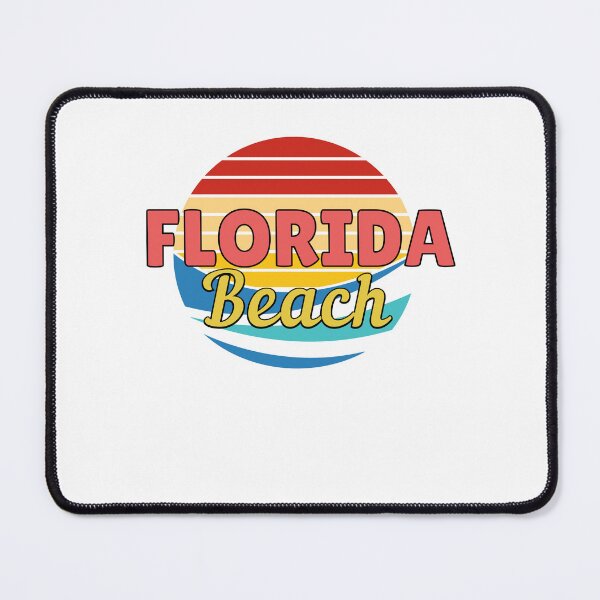 Item preview, Florida Beach Retro Wave Summer Volleyball designed and sold by DadJokeDescript.