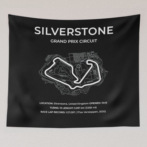 Artikelvorschau, British Uk Grand Prix circuit entworfen und verkauft von Melle123234.