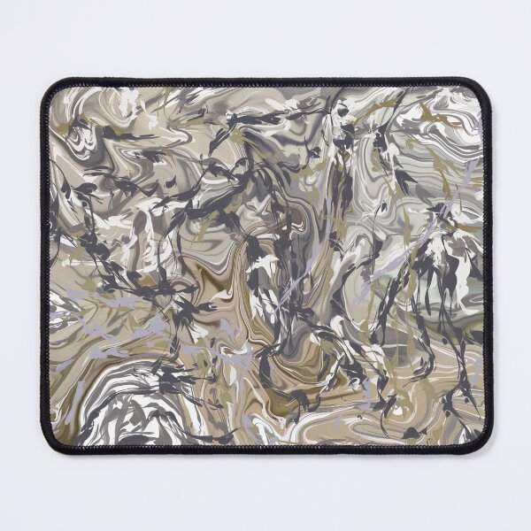 Item preview, Natural shades abstract vines and camouflage pattern designed and sold by Diane Hunter Art.