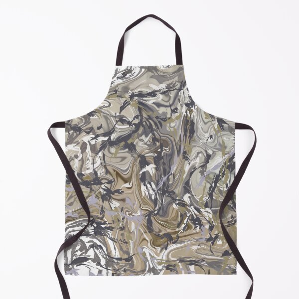 Item preview, Natural shades abstract vines and camouflage pattern designed and sold by Diane Hunter Art.