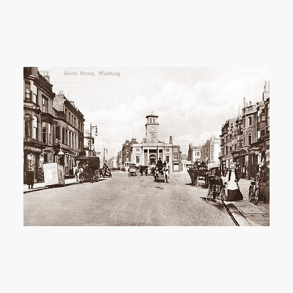 Ref: 02 - South Street, Worthing, West Sussex. Photographic Print