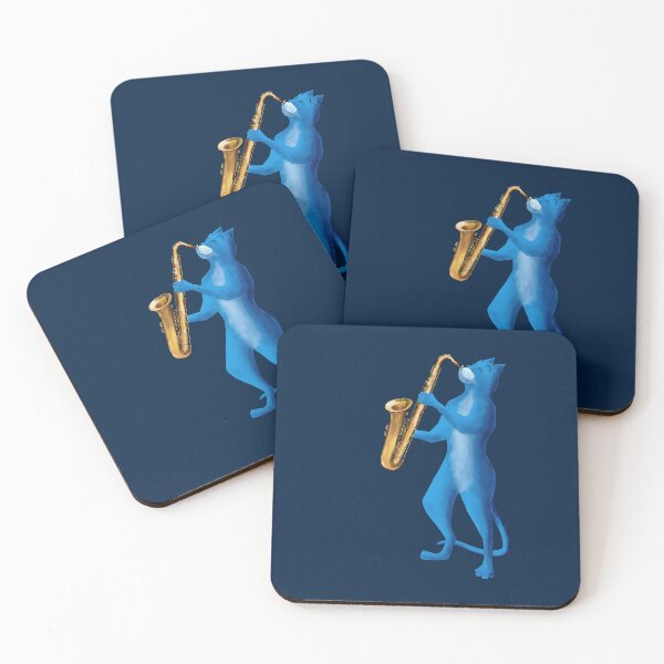 Item preview, CAT PLAYING A SAXOPHONE, FUNNY CAT PLAYING A SAX designed and sold by Danicus666.