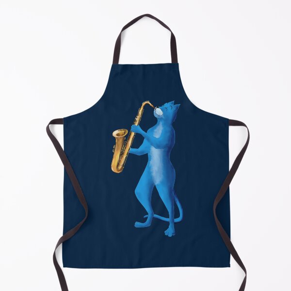 Item preview, CAT PLAYING A SAXOPHONE, FUNNY CAT PLAYING A SAX designed and sold by Danicus666.