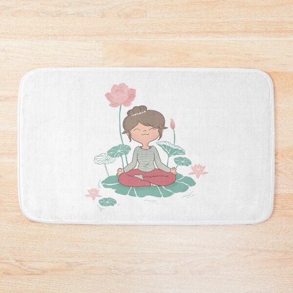 Item preview, Yoga Girl on Lotus designed and sold by Rita Cuppari.
