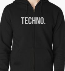 Techno Zipped Hoodie