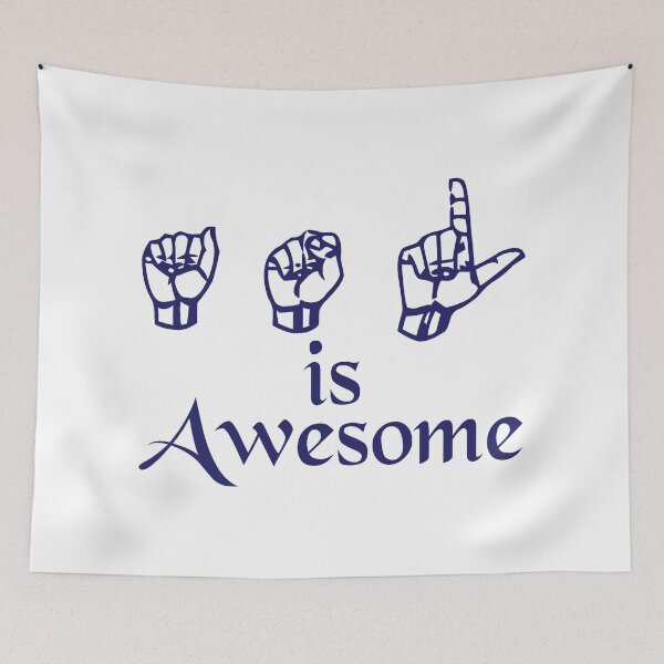 Item preview, ASL is Awesome designed and sold by monarchgraphics.