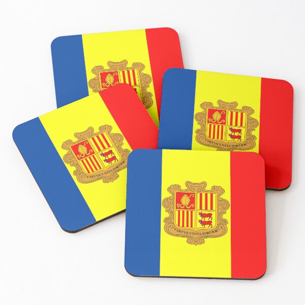 Item preview, National flag of Andorra designed and sold by Dan-Barisi.
