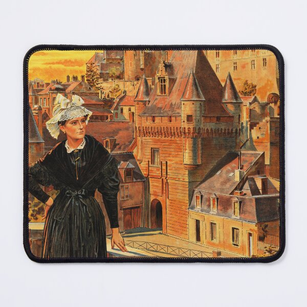 Item preview, Chemin De Fer D' Orleans TOURAINE FRANCE 1906 Vintage French Railways Poster Advertisement by Theophile Poilpot designed and sold by retroposters.