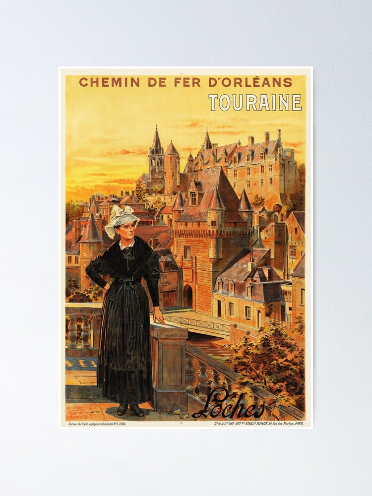 Affiche Décorative Vintage Chemin De Fer Orléans Mazamet - Design Graphique, Reproduction