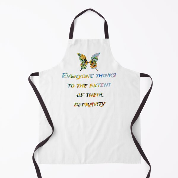 Item preview, Everyone thinks to the extent of their depravity., words with pattern by Marina Daniluka designed and sold by MariDaniArt.