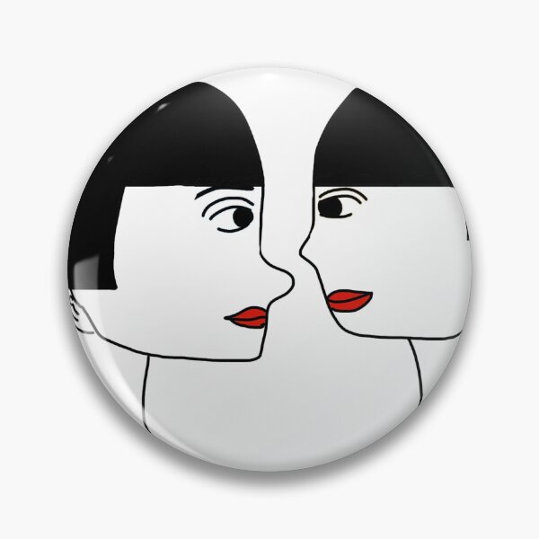 Item preview, Two women facing each other  designed and sold by oddhood.