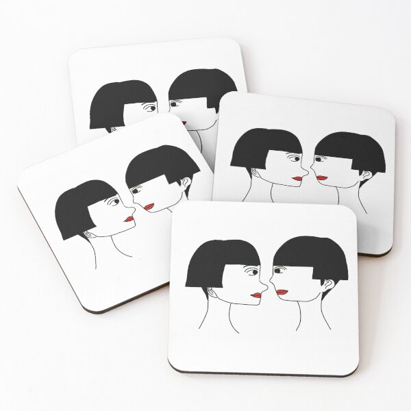 Item preview, Two women facing each other  designed and sold by oddhood.