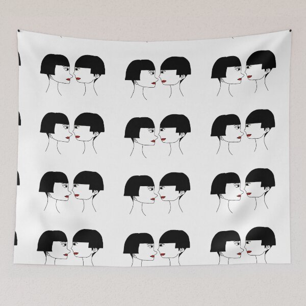Item preview, Two women facing each other  designed and sold by oddhood.