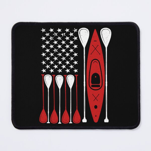Item preview, Kayak US Flag Tshirt designed and sold by SunsetGloww.