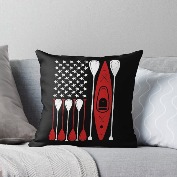 Item preview, Kayak US Flag Tshirt designed and sold by SunsetGloww.