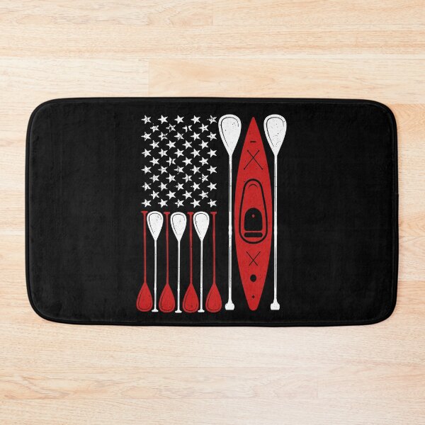 Item preview, Kayak US Flag Tshirt designed and sold by SunsetGloww.