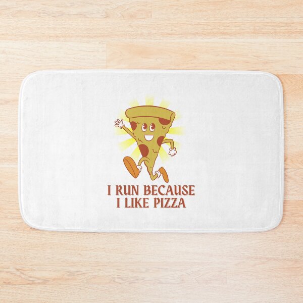 Item preview, I Run Because I Like Pizza designed and sold by BookOfE.