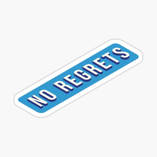 Item preview, No Regrets designed and sold by rigely.