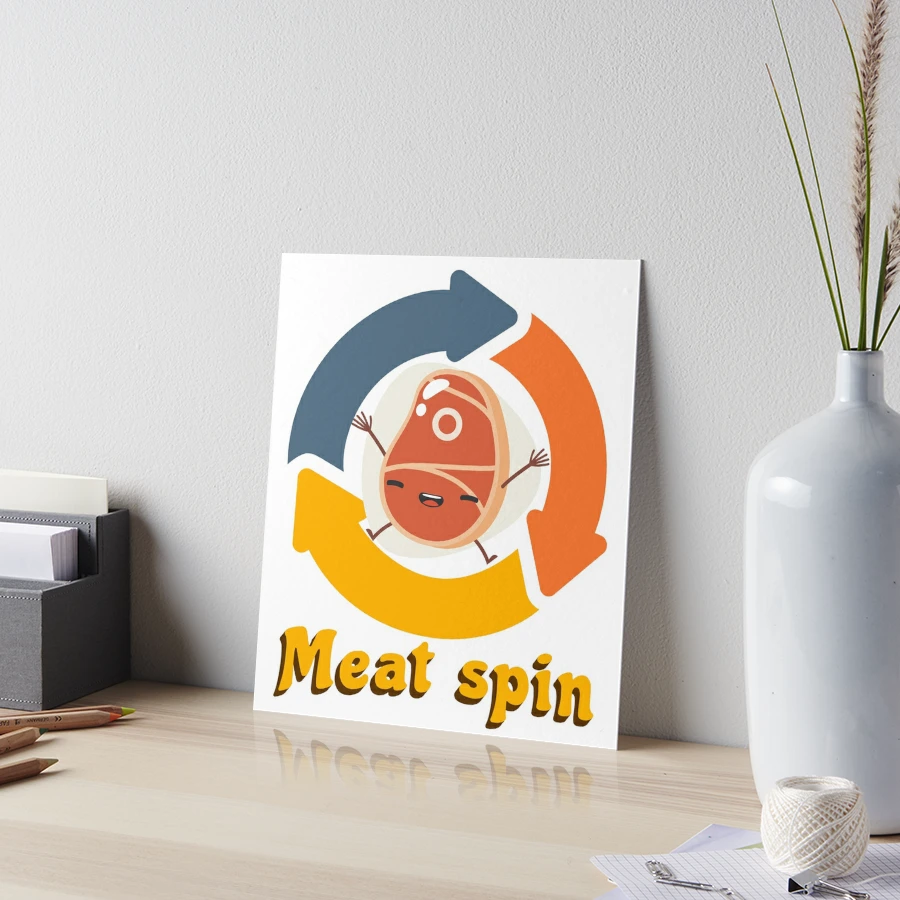 Meatspin Gifts | Art Board Print