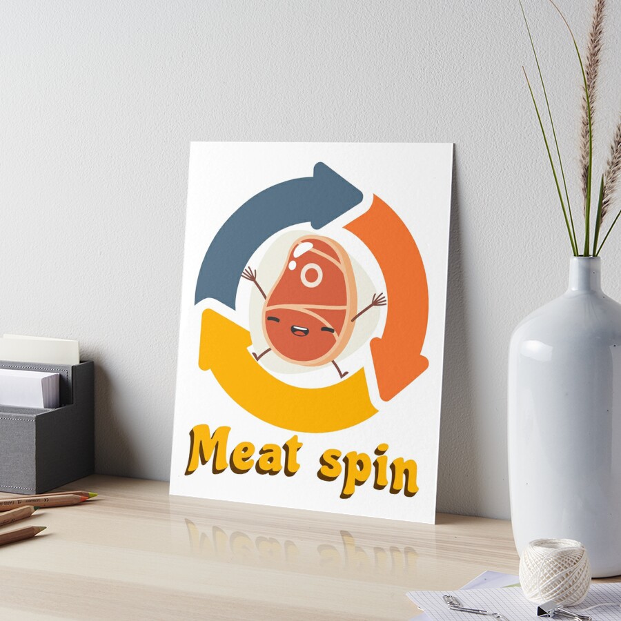 Meatspin Gifts | Art Board Print