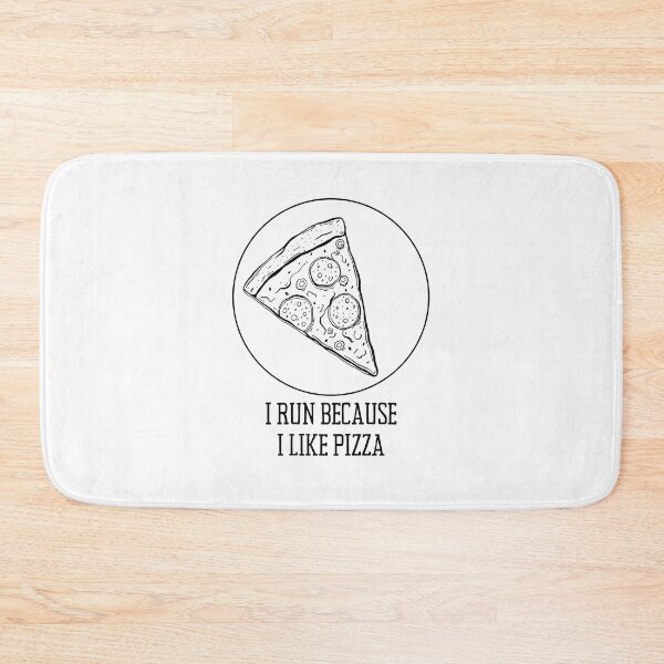Item preview, I Run Because I Like Pizza designed and sold by BookOfE.