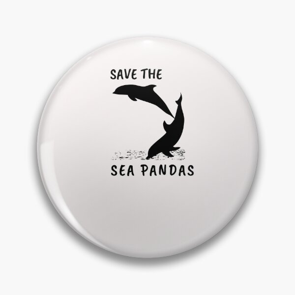 Item preview, Save The Sea Pandas Funny Whale Orca Dolphin Ocean life designed and sold by FRANI-ART.