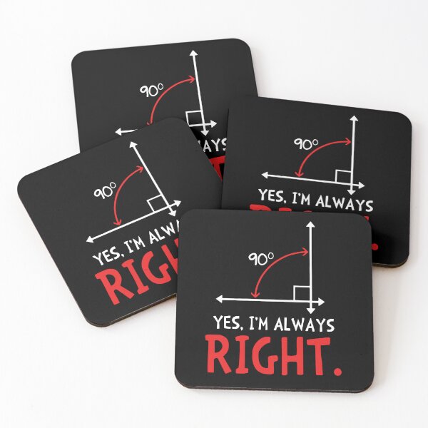 Item preview, Yes I'm Always Right - Funny Math Tshirt designed and sold by SunsetGloww.