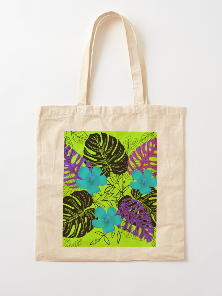 Lime Trellis Tote Bag by Margaret and Co Designs