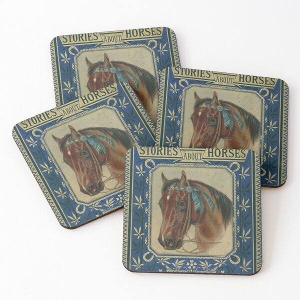 Item preview, Stories About Horses (1878) - Vintage Book Cover designed and sold by SALON DES ARTS.