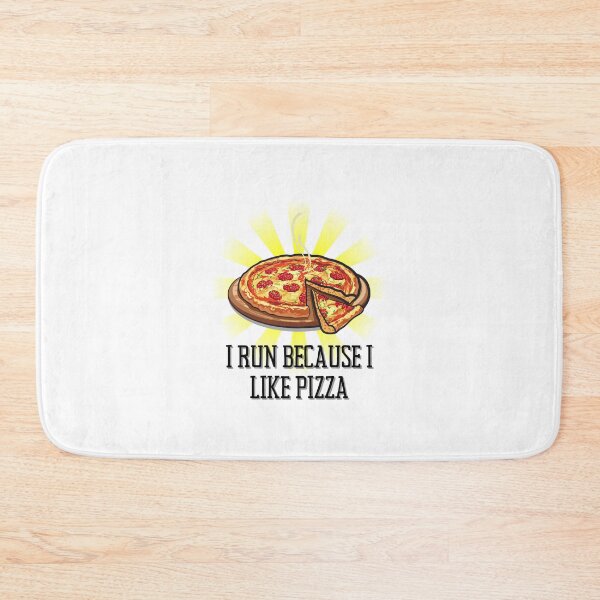 Item preview, I Run Because I Like Pizza designed and sold by BookOfE.