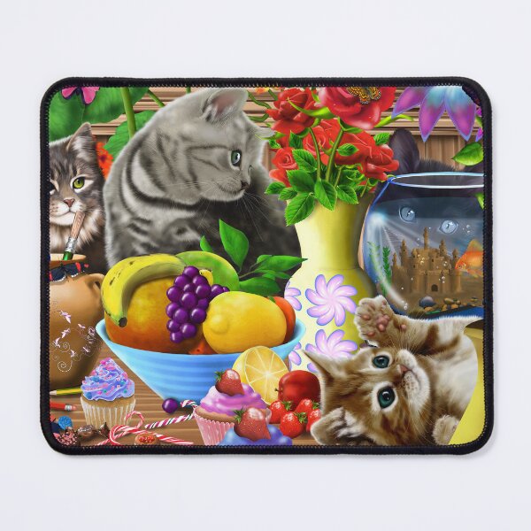 Item preview, Curious Kittens designed and sold by GeraldNewtonArt.