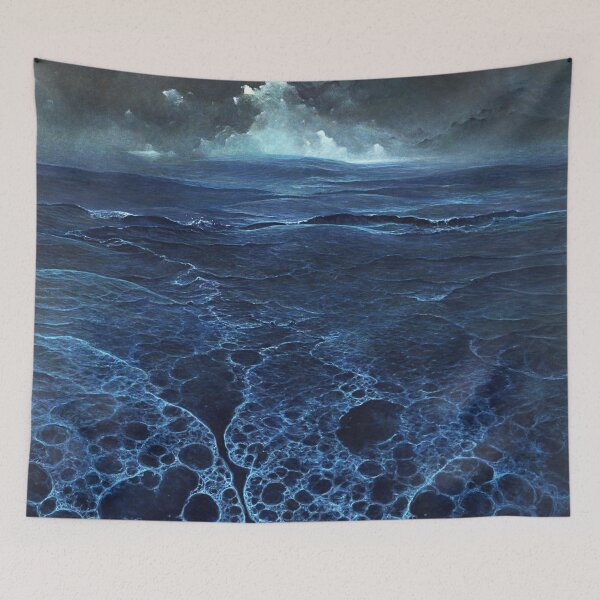 Item preview, Untitled (Ocean), by Zdzisław Beksiński designed and sold by JustContemplate.