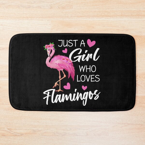 Aperçu de l'œuvre Juste une fille qui aime les flamants roses créée et vendue par SunsetGloww.
