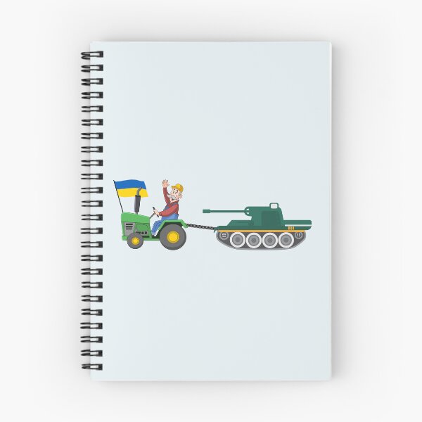 Item preview, Ukrainian Farmer Tractor Steals Russian Tank Funny Meme designed and sold by Dip-Art.