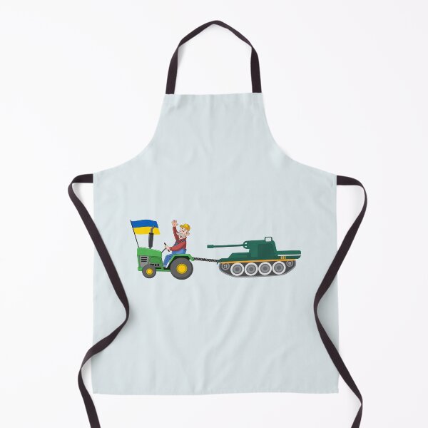 Item preview, Ukrainian Farmer Tractor Steals Russian Tank Funny Meme designed and sold by Dip-Art.