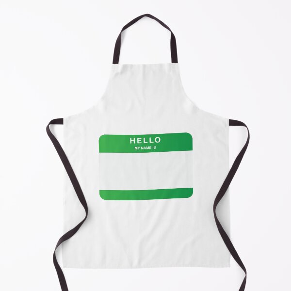 Item preview, Hello My Name Is Sticker Green designed and sold by DeliveryGeorge.