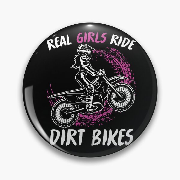 Item preview, Real Girls Ride Dirt Bikes designed and sold by SunsetGloww.